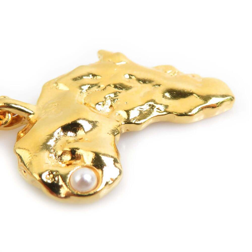 CHANEL Authentic Gold Logo Necklace - Picture 3 of 5